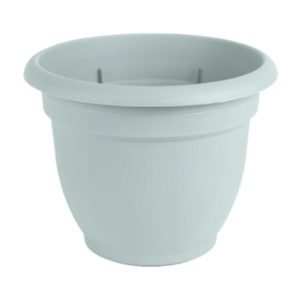 Bloem Ariana 14 in. H X 18 in. W X 18 in. D Resin Planter Misty Blue