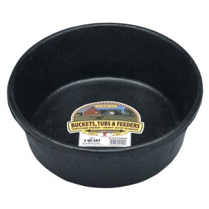 Little Giant DuraFlex 4 qt Feeder Pan For Livestock