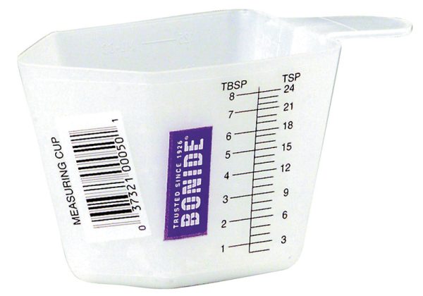 Bonide 4 oz Plastic White Measuring Cup
