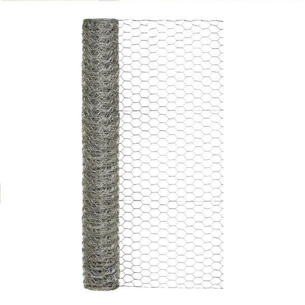 Garden Craft 1 in. X 36 in. H X 25 ft. L Galvanized Steel Poultry Netting