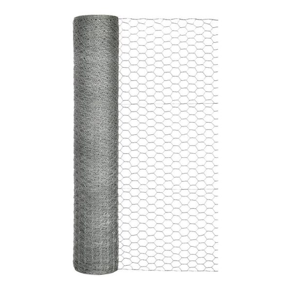 Garden Craft 1 in. X 24 in. H X 150 ft. L Galvanized Steel Poultry Netting