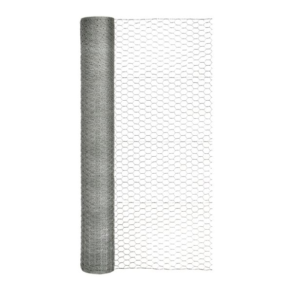 Garden Craft 1 in. X 48 in. H X 150 ft. L Galvanized Steel Poultry Netting