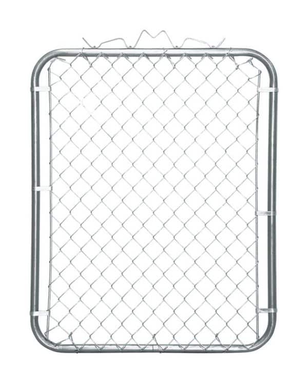 YardGard 48 in. H X 39 in. L Galvanized Steel Chain Link Walk Gate Silver