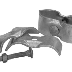 YardGard 4.75 in. L Galvanized Silver Steel Panel Clamp Set 1 pk
