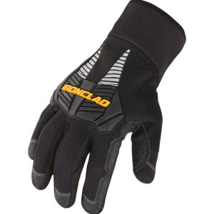 Ironclad L Synthetic Leather Cold Weather Black Gloves