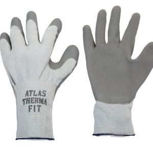 Atlas Therma Fit Unisex Indoor/Outdoor Cold Weather Work Gloves Gray L 1 pair