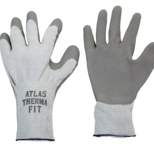 Atlas Therma Fit Unisex Indoor/Outdoor Cold Weather Work Gloves Gray M 1 pair