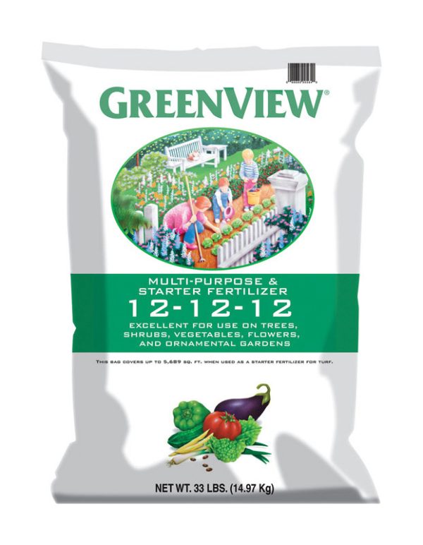 GreenView Fruits/Vegetables 12-12-12 Starter Fertilizer 33 lb