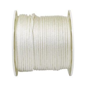 Koch 5/16 in. D X 600 ft. L White Solid Braided Nylon Rope