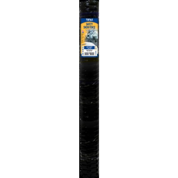 Tenax Safety 4 ft. H X 50 ft. L Polyethylene Snow Fence Black