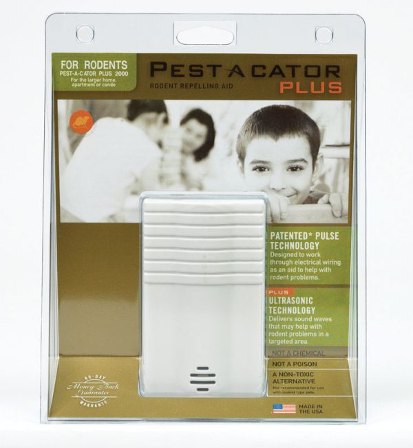 Pest-A-Cator Plus 2000 Plug-In Electronic Pest Repeller For Rodents 1 pk
