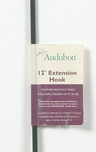 Audubon Green Steel 12 in. H S Extender Hook 1 pk