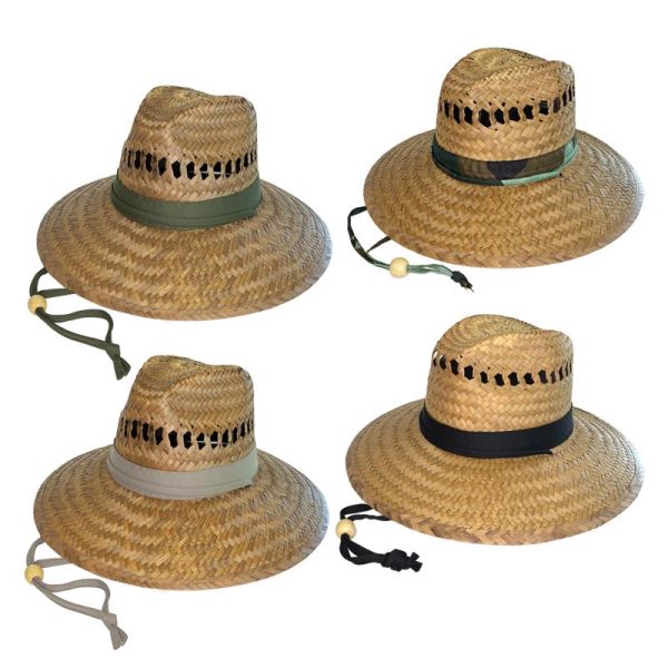 Dorfman Pacific Wide Brim Hat Natural Assorted