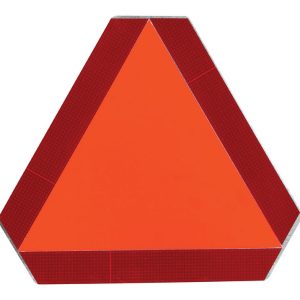 SMV English Red Safety Sign 14 in. H X 14 in. W