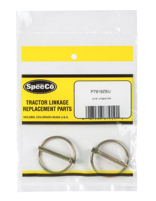 SpeeCo Zinc Plated Lynch Pin