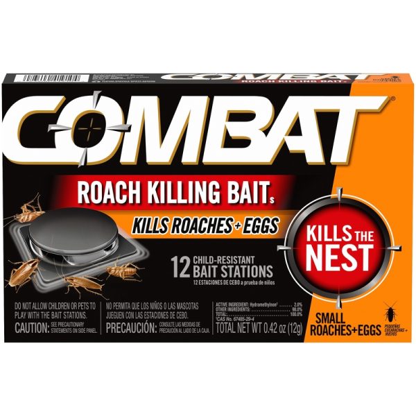 Combat Roach Bait Station 12 pk