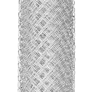 YardGard 48 in. H X 50 ft. L Galvanized Steel Chain Link Fence Silver