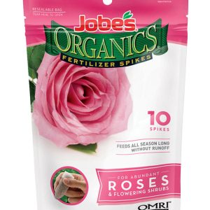 Jobe's Organic Spikes Roses Root Feeder 14.1 oz