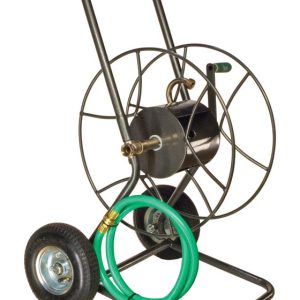 Yard Butler 175 ft. Silver Wheeled Hose Reel Cart