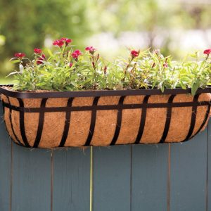 Living Accents Steel Deck Planter Black