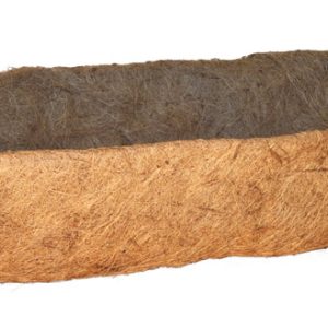 Living Accents 30 in. D Coco Fiber Basket Liner Brown