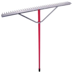 Razor-Back 66.6 in. 36 Tine Aluminum Rake Aluminum Handle