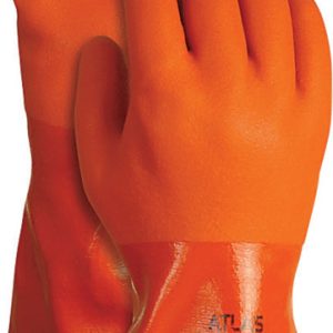 Atlas Unisex Indoor/Outdoor Coated Work Gloves Orange XL 1 pair