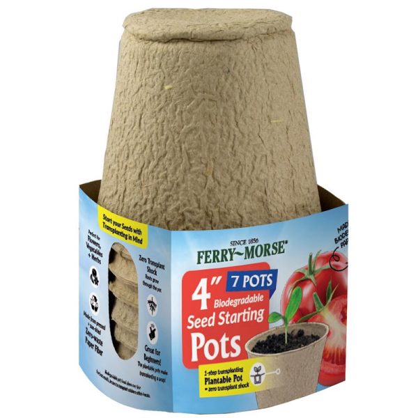Ferry-Morse 7 Cells 7 in. H X 4 in. W X 4 in. L Seed Starting Pot 7 pk