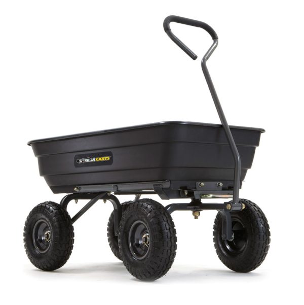 Gorilla Carts Poly Dump Cart 600 lb. cap.