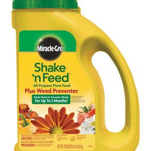 Miracle-Gro Shake 'N Feed Granules Weed Preventer plus Plant Food 4.5 lb