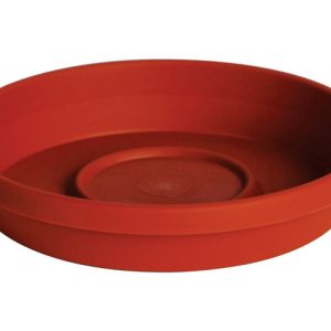 Bloem TerraTray 2.7 in. H X 16 in. D Resin Plant Saucer Terracotta Clay