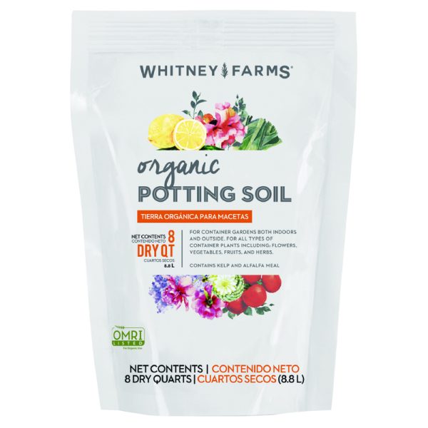 Whitney Farms Organic Fruit and Vegetable Potting Soil 8 qt