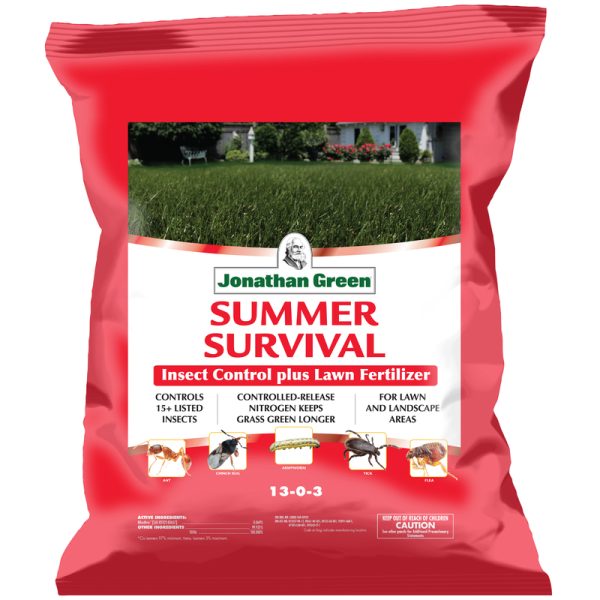 Jonathan Green Summer Survival Insect Control Lawn Fertilizer For All Grasses 5000 sq ft