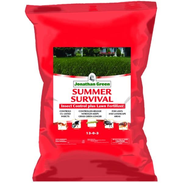 Jonathan Green Summer Survival Insect Control Lawn Fertilizer For All Grasses 15000 sq ft