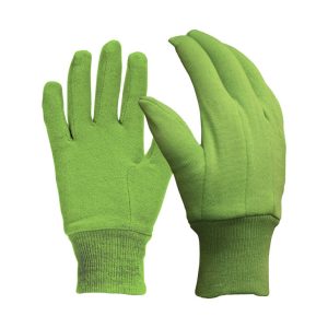 Digz M Jersey Cotton Garden Green Gardening Gloves