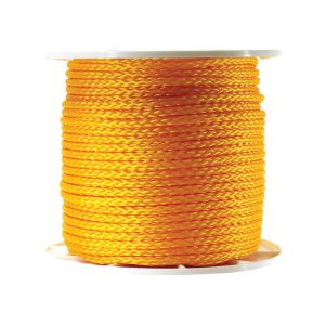 Koch 3/8 in. D X 500 ft. L Yellow Hollow Braided Polypropylene Rope