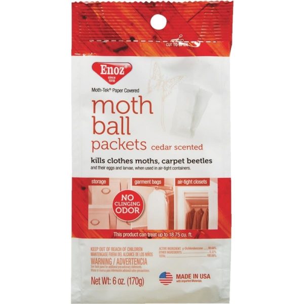 Enoz Moth-Tek Moth Balls 6 oz