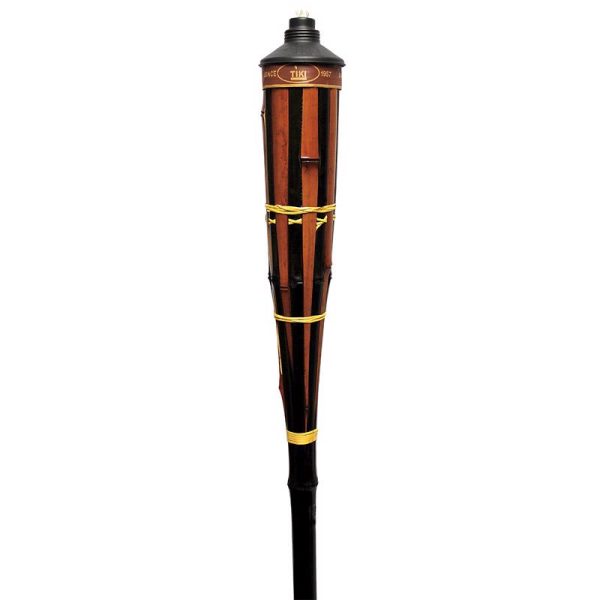 TIKI Easy Pour Brown Bamboo 60 in. Tiki Outdoor Torch 1 pc
