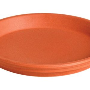 Deroma 1.2 in. H X 8.3 in. D Clay Traditional Plant Saucer Terracotta