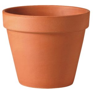 Deroma 4 in. D Clay Traditional Planter Terracotta