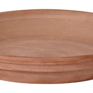 Deroma 1.4 in. H X 11.6 in. D Clay Rich Plant Saucer Chocolate