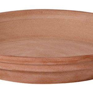 Deroma 1.6 in. H X 12.2 in. D Clay Rich Plant Saucer Chocolate