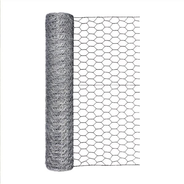 Garden Craft 1 in. X 24 in. H X 50 ft. L Galvanized Steel Poultry Netting