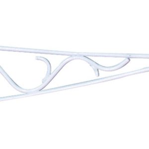 Panacea White Steel 10 in. H Swivel Plant Hook