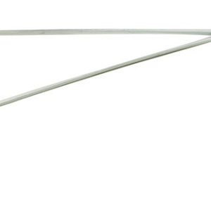 Panacea White Steel 15 in. H Straight w/Loop Plant Hook
