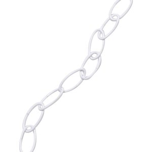 Panacea White Steel 36 in. H Sturdy Extender Chain 1 pk