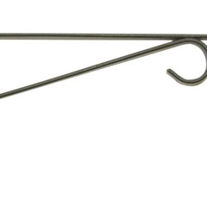 Panacea Black Steel 12 in. H Straight w/Loop Plant Hook