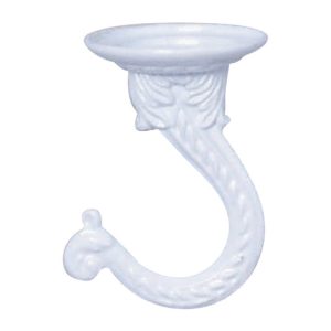 Panacea White Steel 2 in. H Sturdy Swag Hook 1 pk