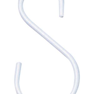 Panacea White Steel 3-1/2 in. H S-Hook Plant Hook 2 pk