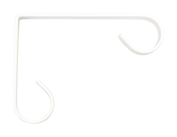 Panacea White Steel 4 in. H Sturdy Plant Hook